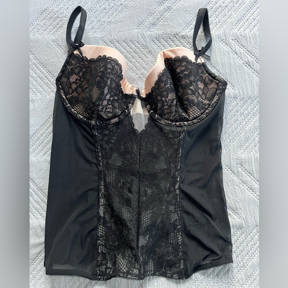 Victoria Secrets Black Lace corset top